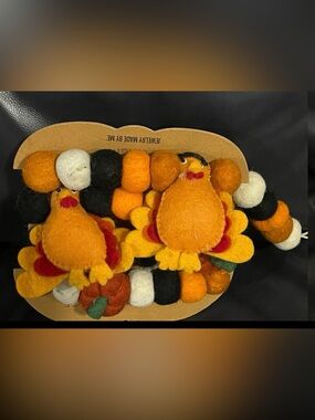 Thanksgiving Turkeys and Pumpkins Garland - Pumpkins Garland - Turkeys Garland